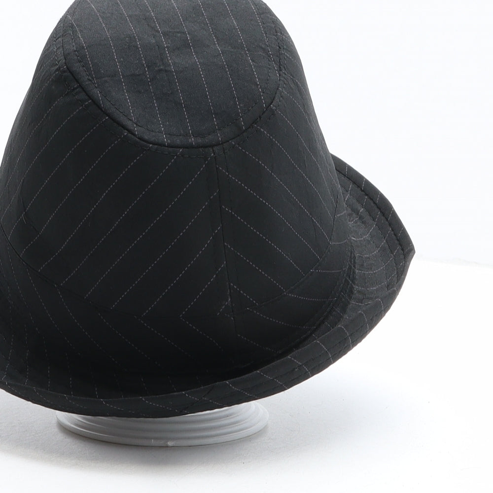 UrbanSpirit Mens Black Striped Polyester Trilby One Size