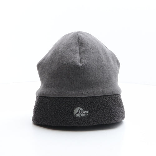 Lowe Alpine Mens Grey Polyester Beanie One Size