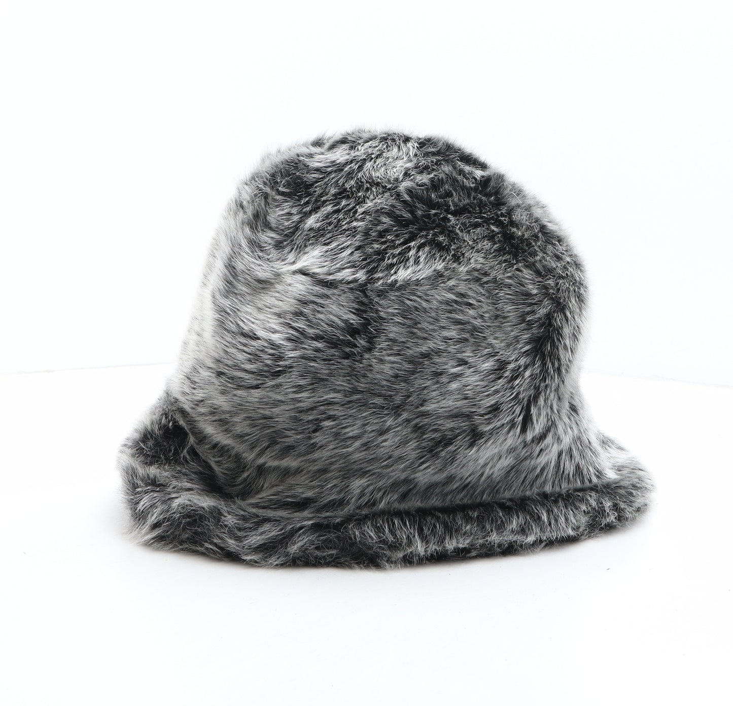 Georgia Rianne Womens Grey Acrylic Bucket Hat One Size