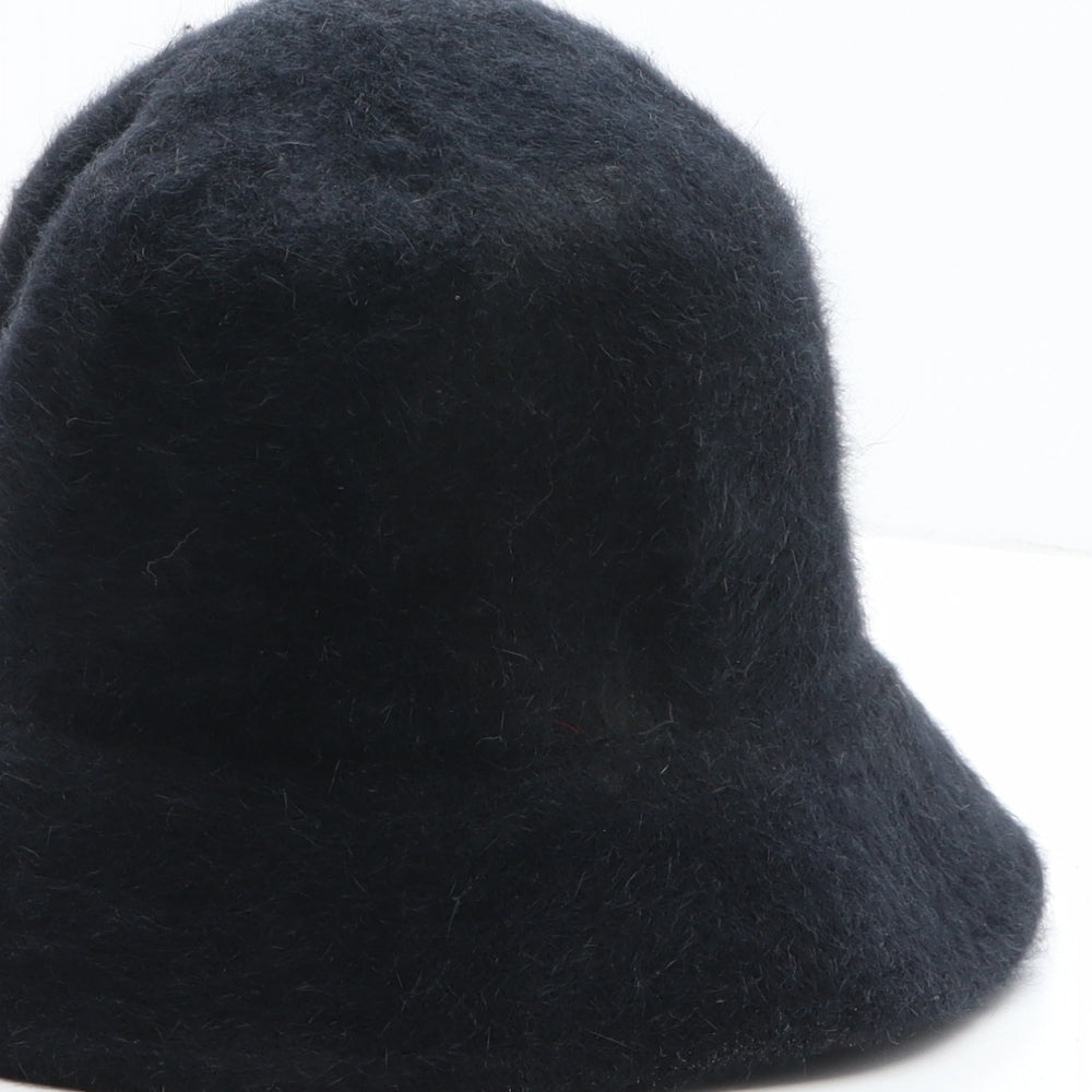 Marks and Spencer Womens Black Angora Bucket Hat One Size