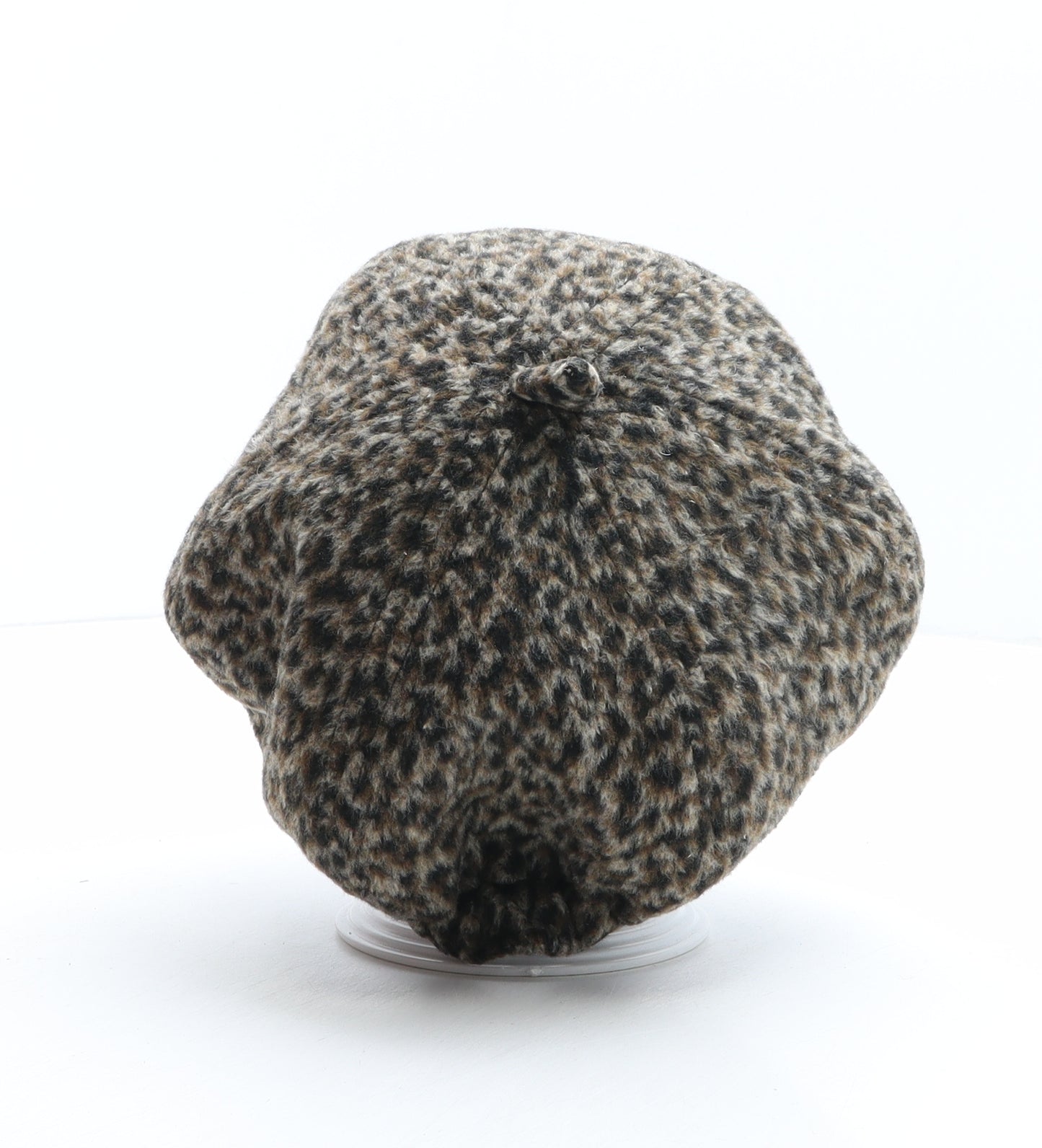 Accessorize Womens Brown Animal Print Polyester Beret One Size - Leopard print