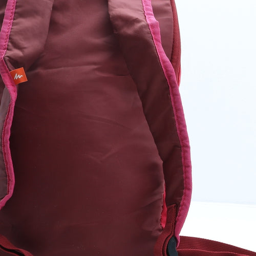 Quechua Womens Pink Polyester Backpack Size Medium