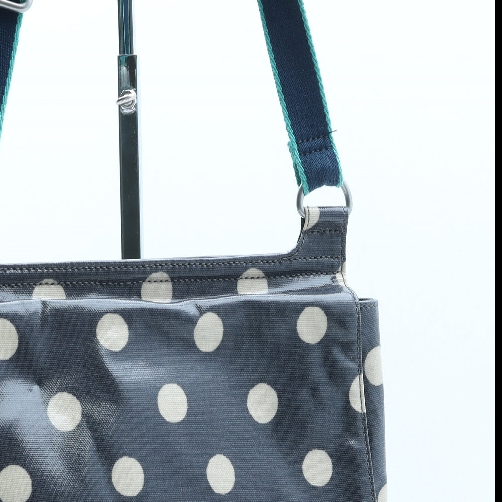 Cath Kidston Womens Grey Polka Dot Polyurethane Crossbody Size Small