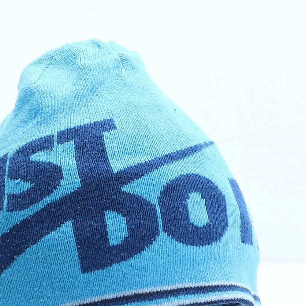 Nike Mens Blue Acrylic Beanie One Size