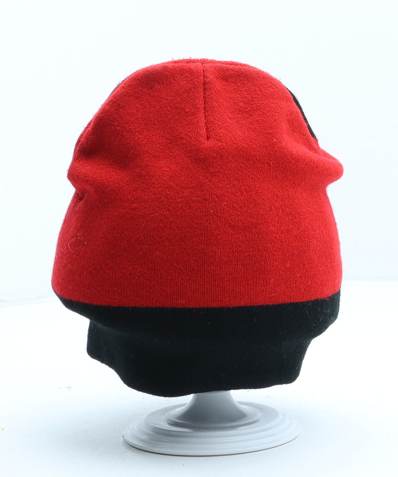 Young Dimension Girls Red Colourblock Acrylic Beanie One Size - Minnie mouse UK Size 3-6 Years