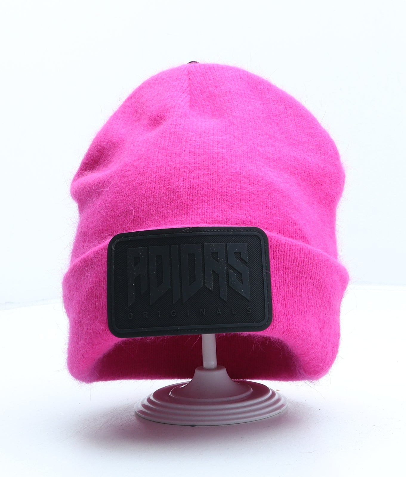 adidas Womens Pink Acrylic Beanie One Size