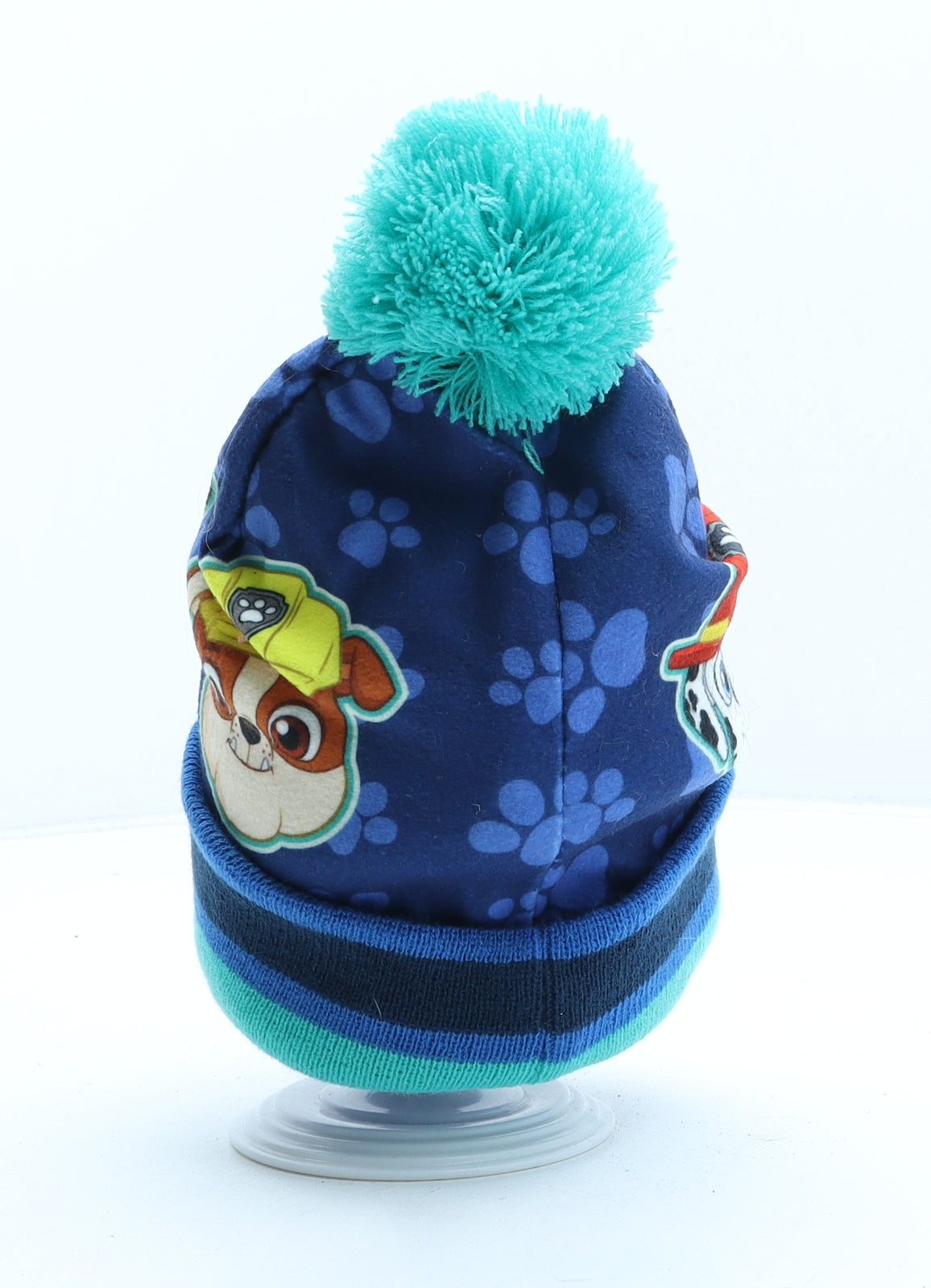 Nickelodeon Boys Blue Acrylic Bobble Hat One Size - Paw Patrol