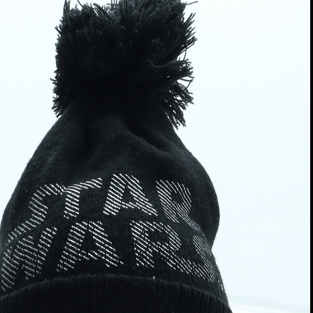 George Boys Black Acrylic Bobble Hat One Size - Star Wars