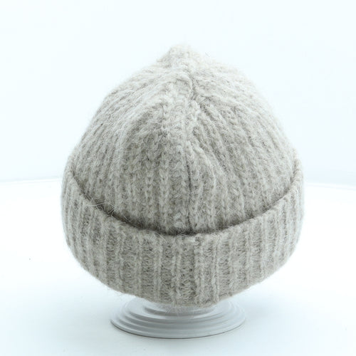 Arniesays Mens Beige Alpaca Beanie One Size