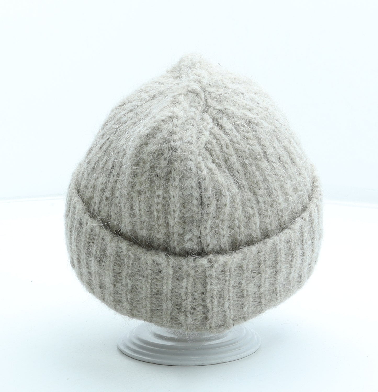 Arniesays Mens Beige Alpaca Beanie One Size