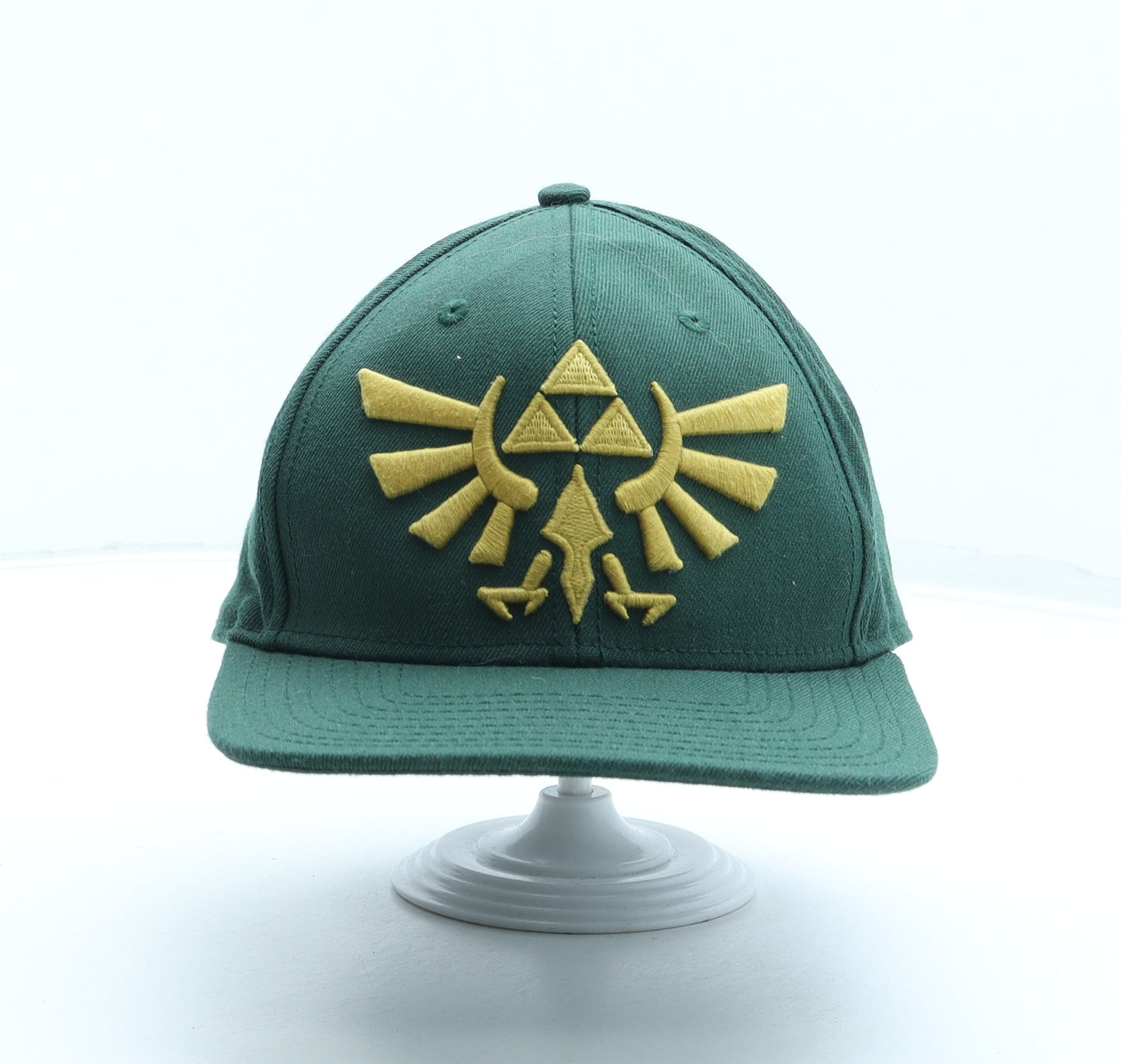 Zelda Mens Green Cotton Snapback Size Adjustable - Embroidered Logo