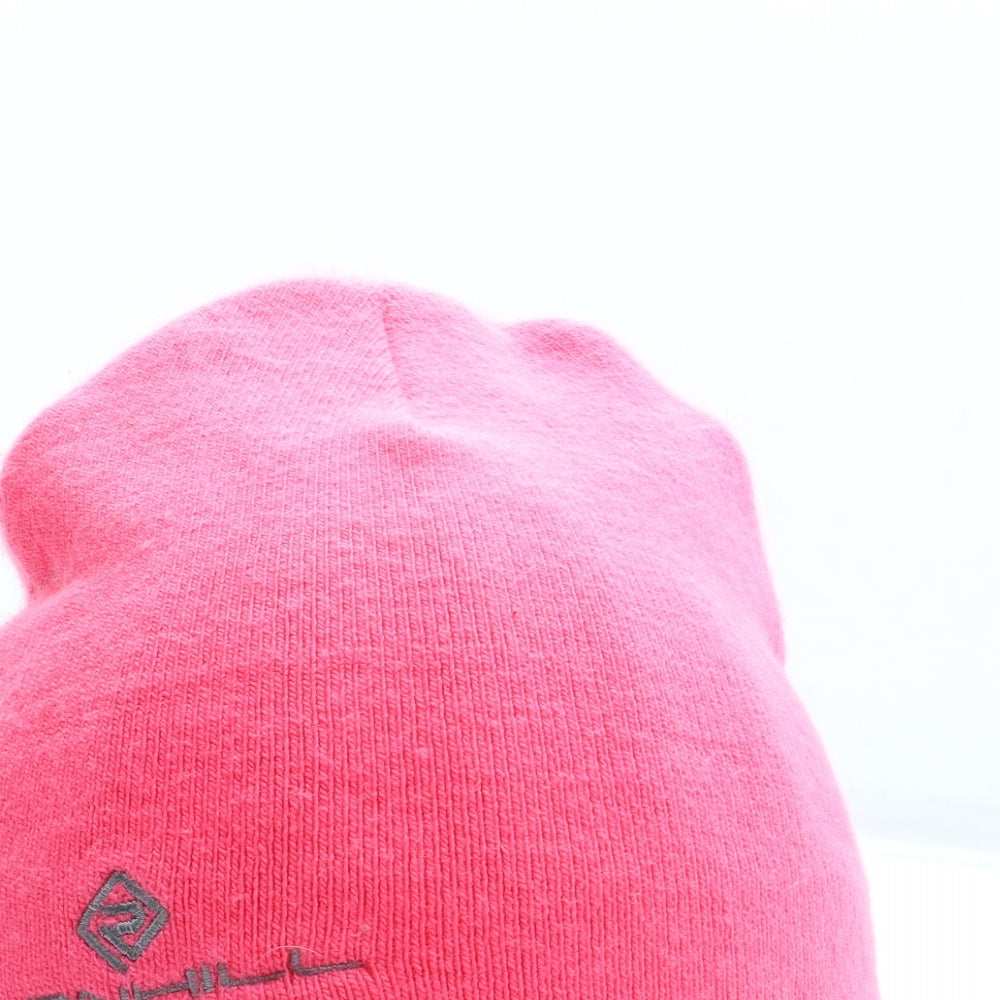 Ronhill Womens Pink Acrylic Beanie One Size