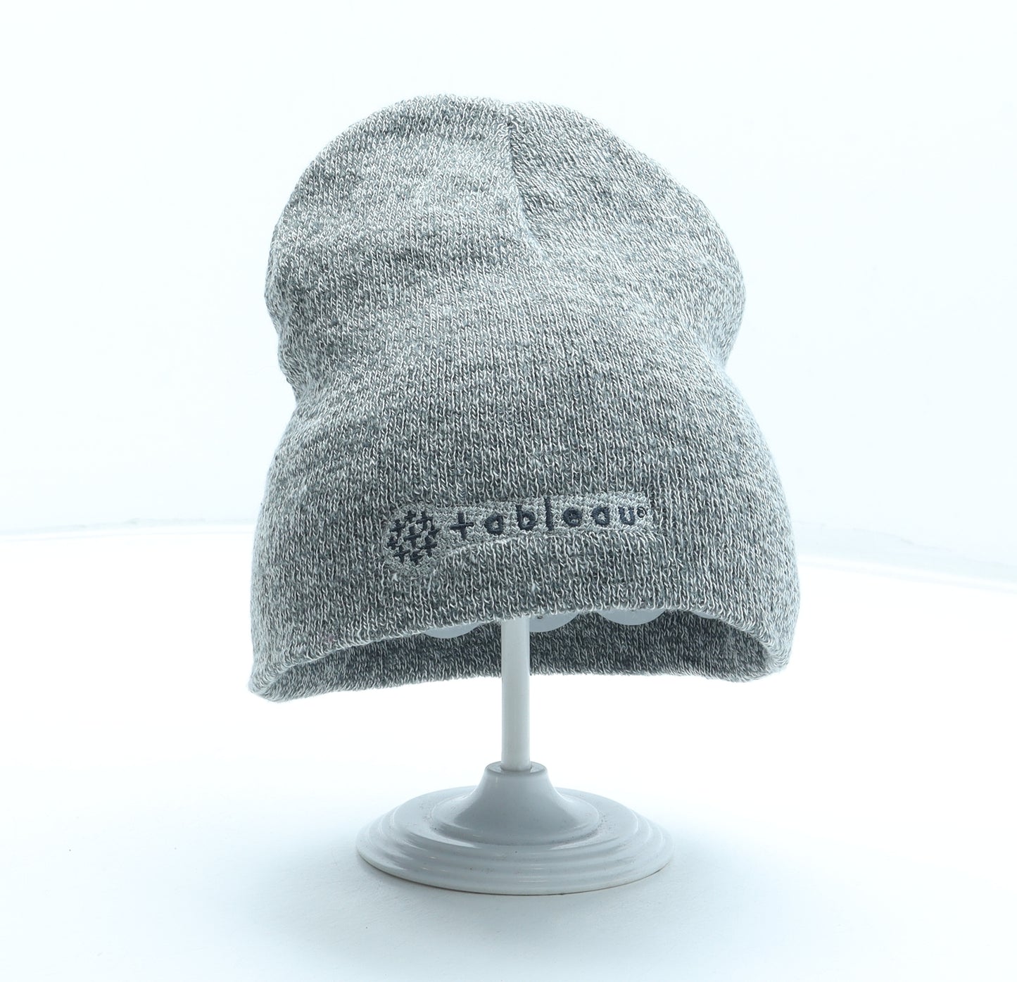 Beechfield Mens Green Acrylic Beanie One Size - Logo