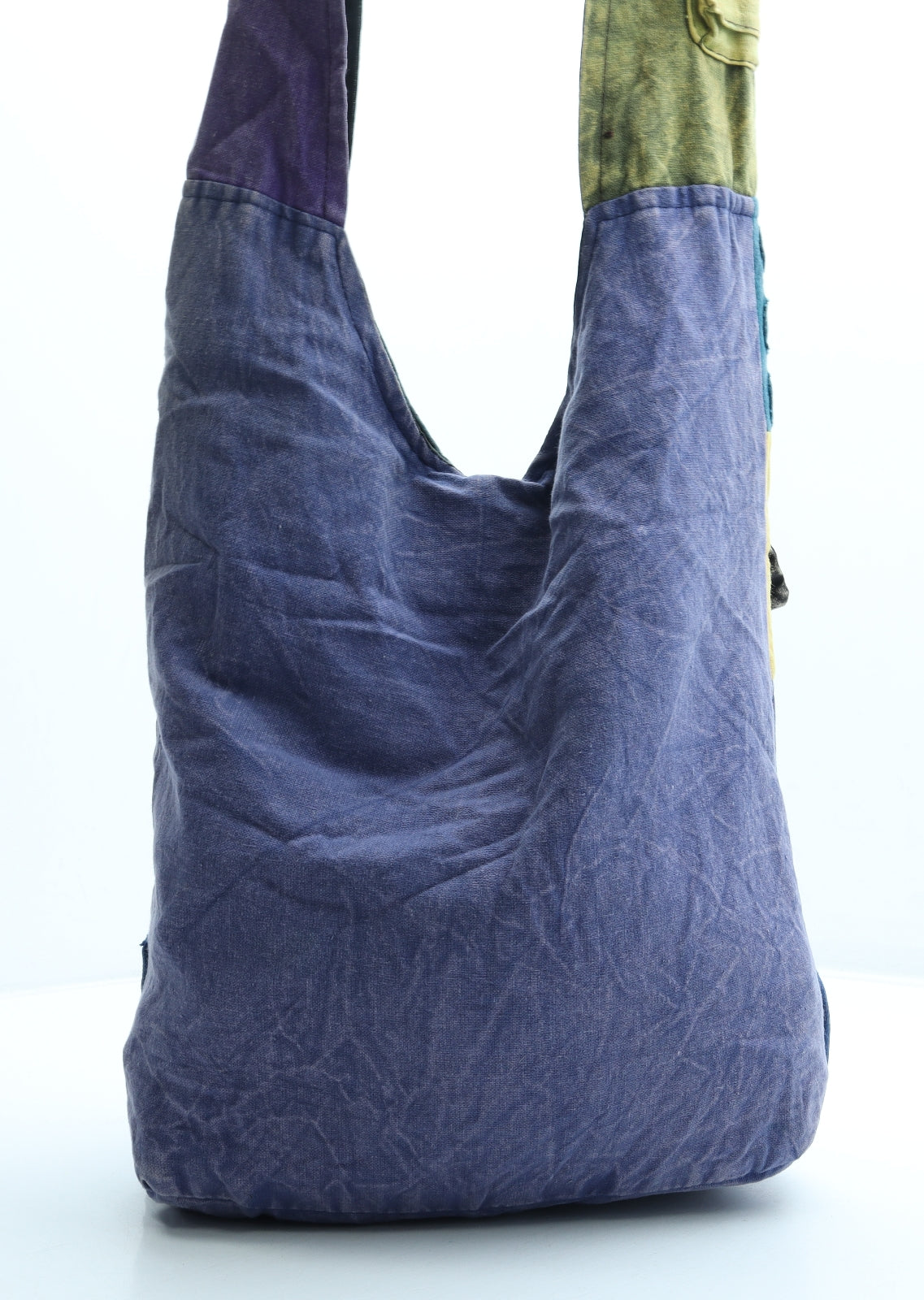 Preworn Womens Multicoloured Geometric Cotton Crossbody Size Large