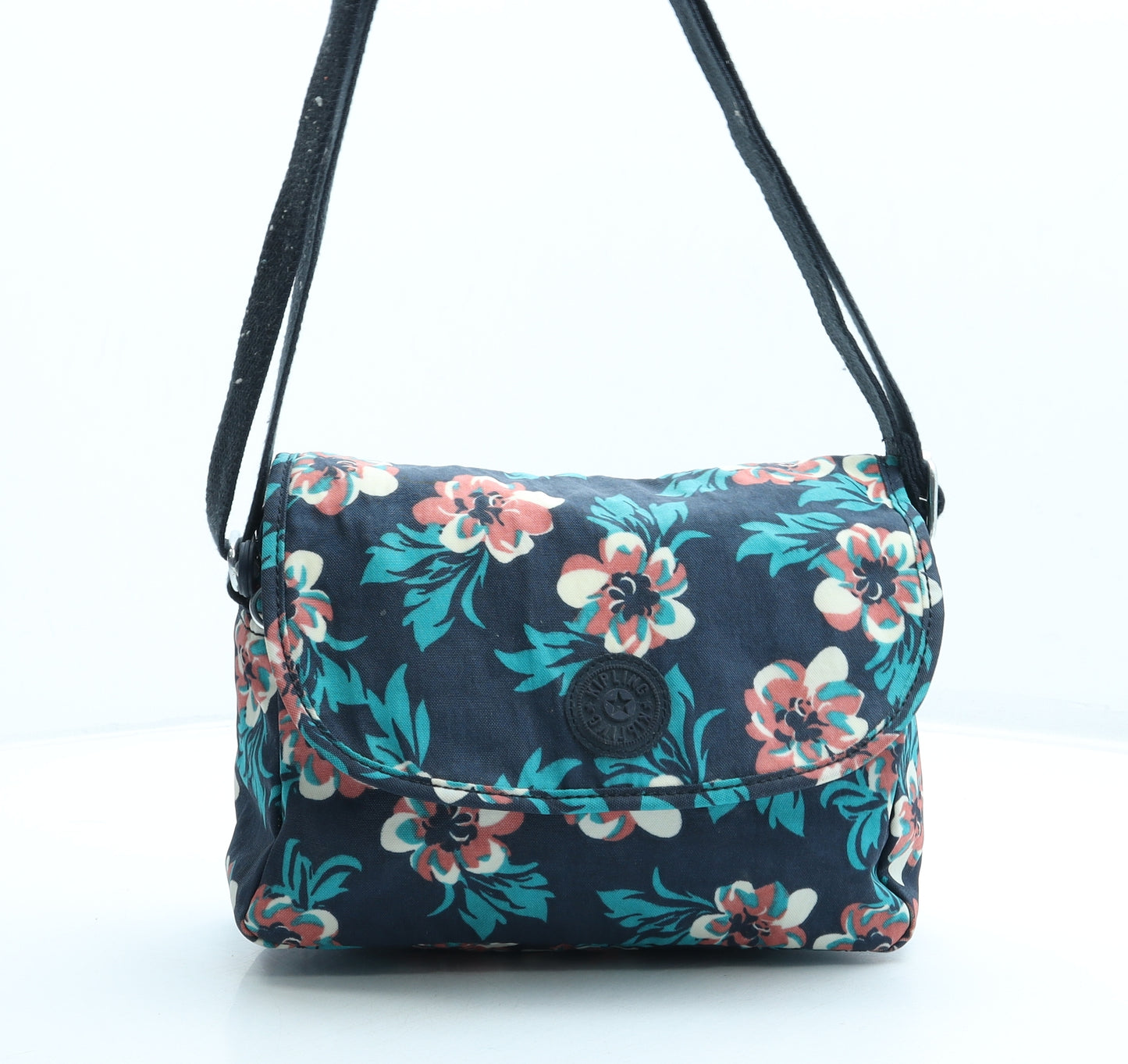 Kipling Womens Multicoloured Floral Polyester Crossbody Size Small