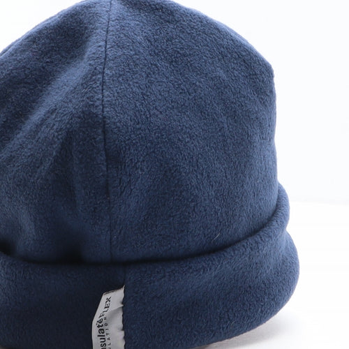 One Valley Performance Mens Blue Polyester Beanie One Size