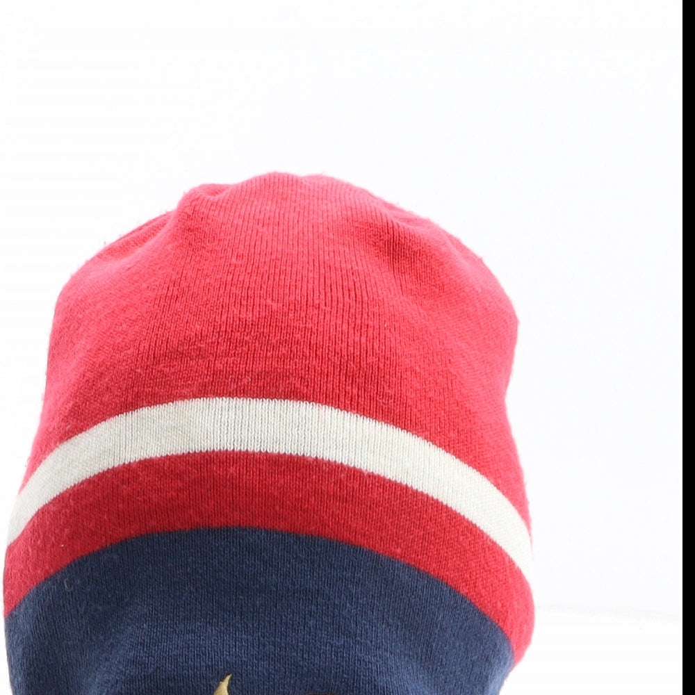 Nike Mens Multicoloured Striped Acrylic Beanie One Size - Arsenal