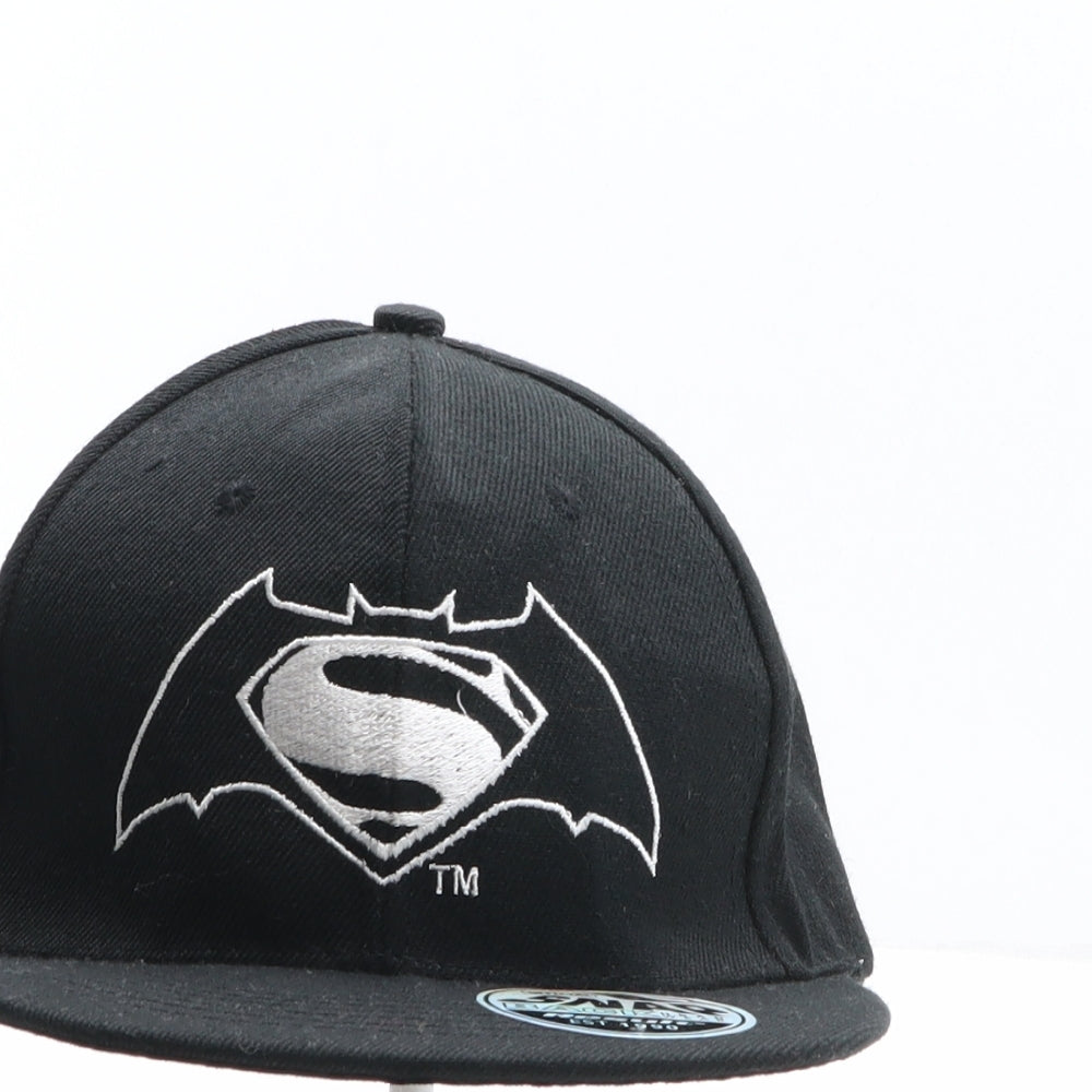 Result Mens Black Acrylic Snapback One Size - Batman, Superman