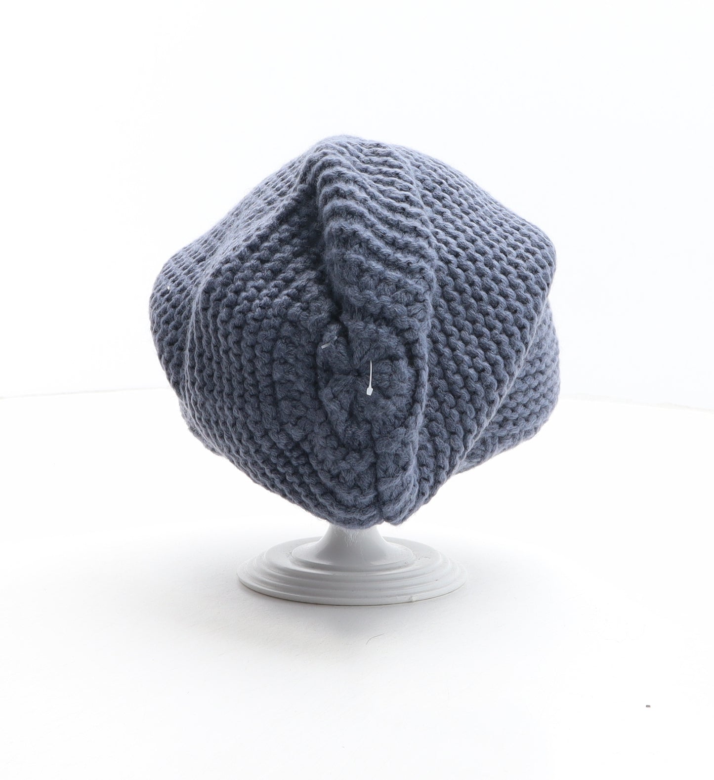 Dansk Smykkekunst Mens Blue Acrylic Beanie One Size