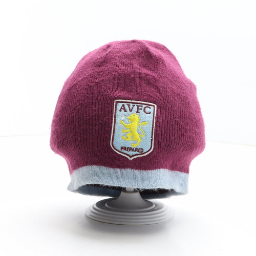 AVFC Prepared Boys Purple Acrylic Beanie One Size