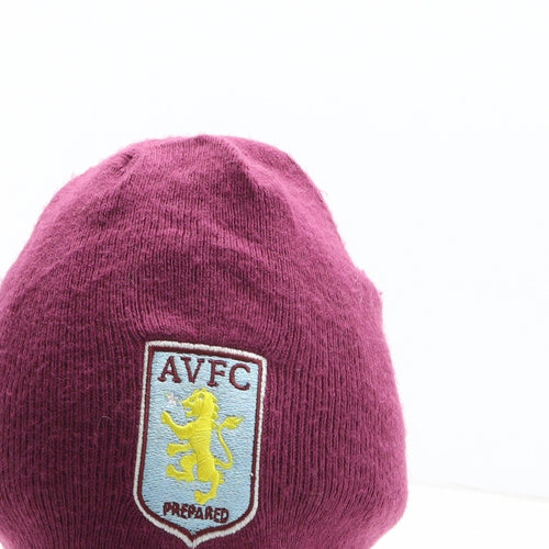 AVFC Prepared Boys Purple Acrylic Beanie One Size