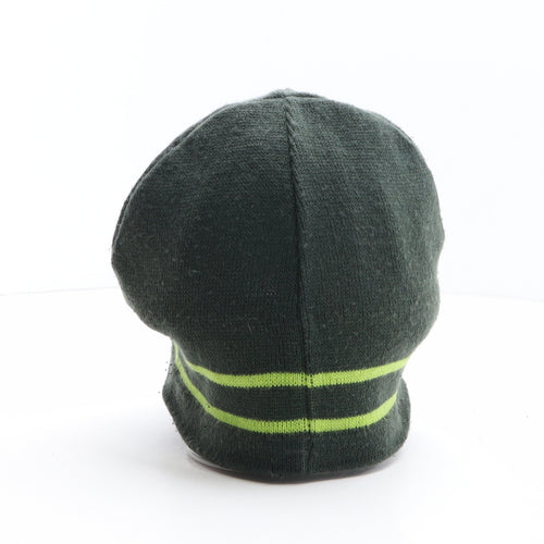Billabong Mens Green Striped Acrylic Beanie One Size