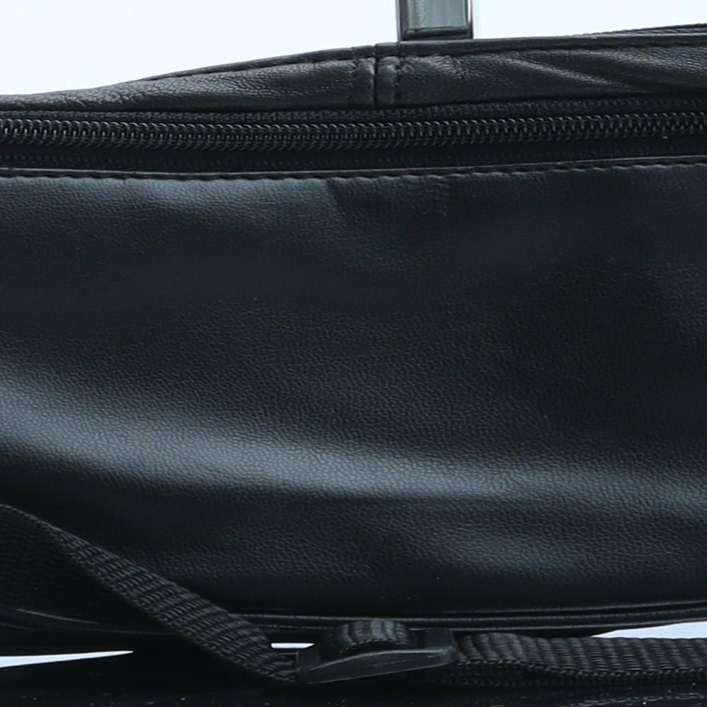 Preworn Womens Black Polyurethane Belt Bag & Waist Pack Size Small