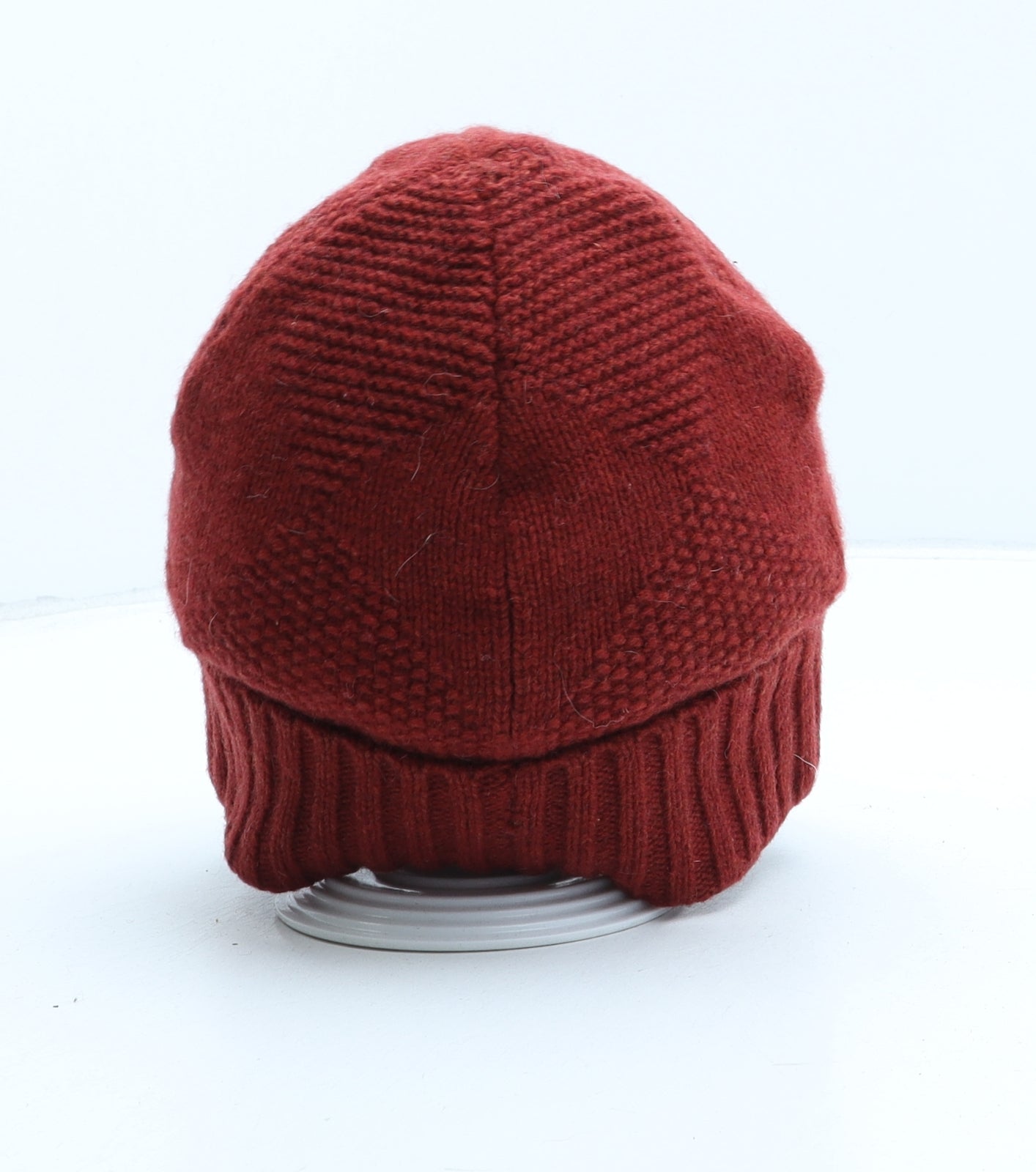 Lyle & Scott Mens Red Wool Beanie One Size