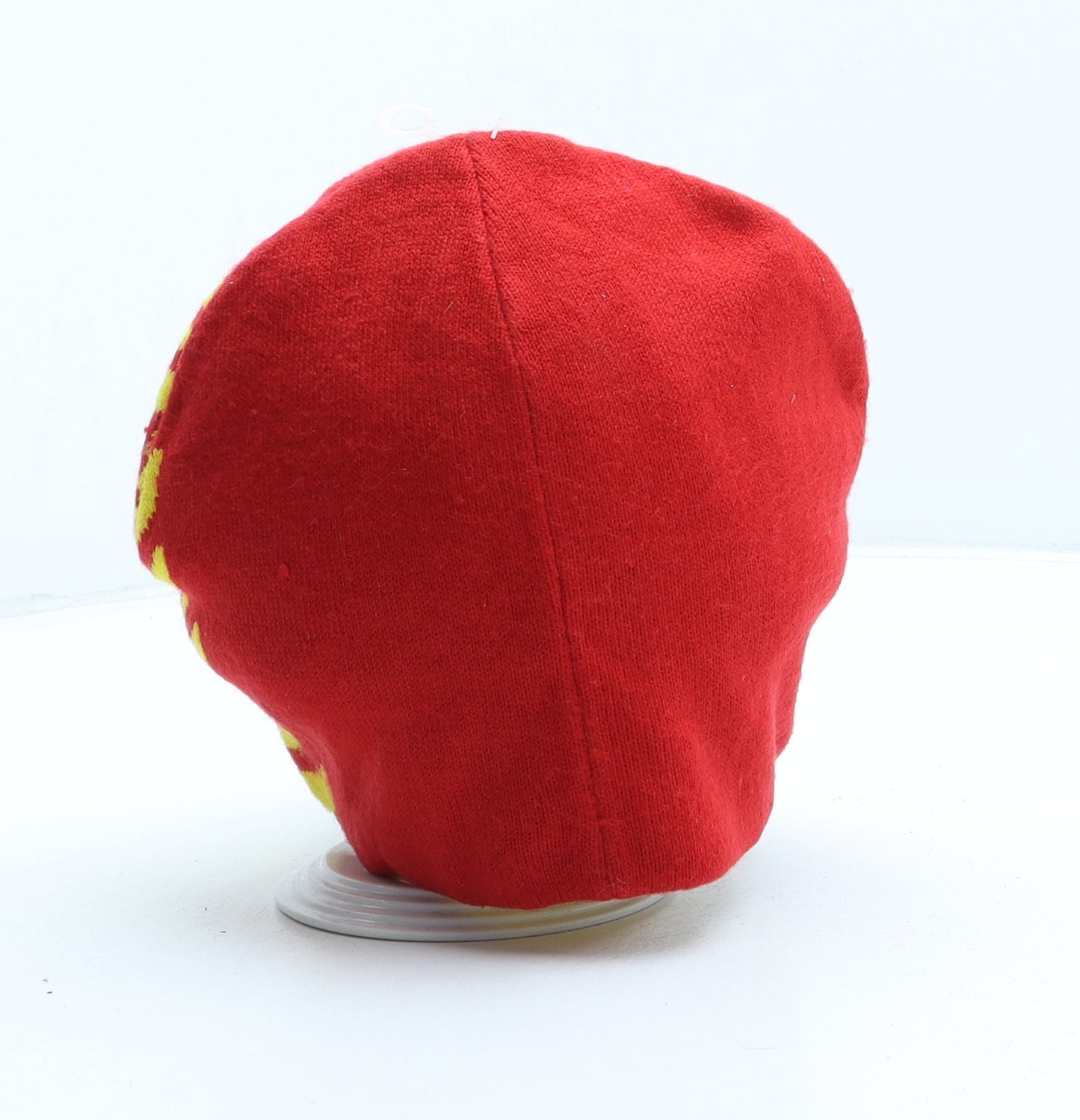 Liverpool FC Womens Red Geometric Acrylic Beanie One Size