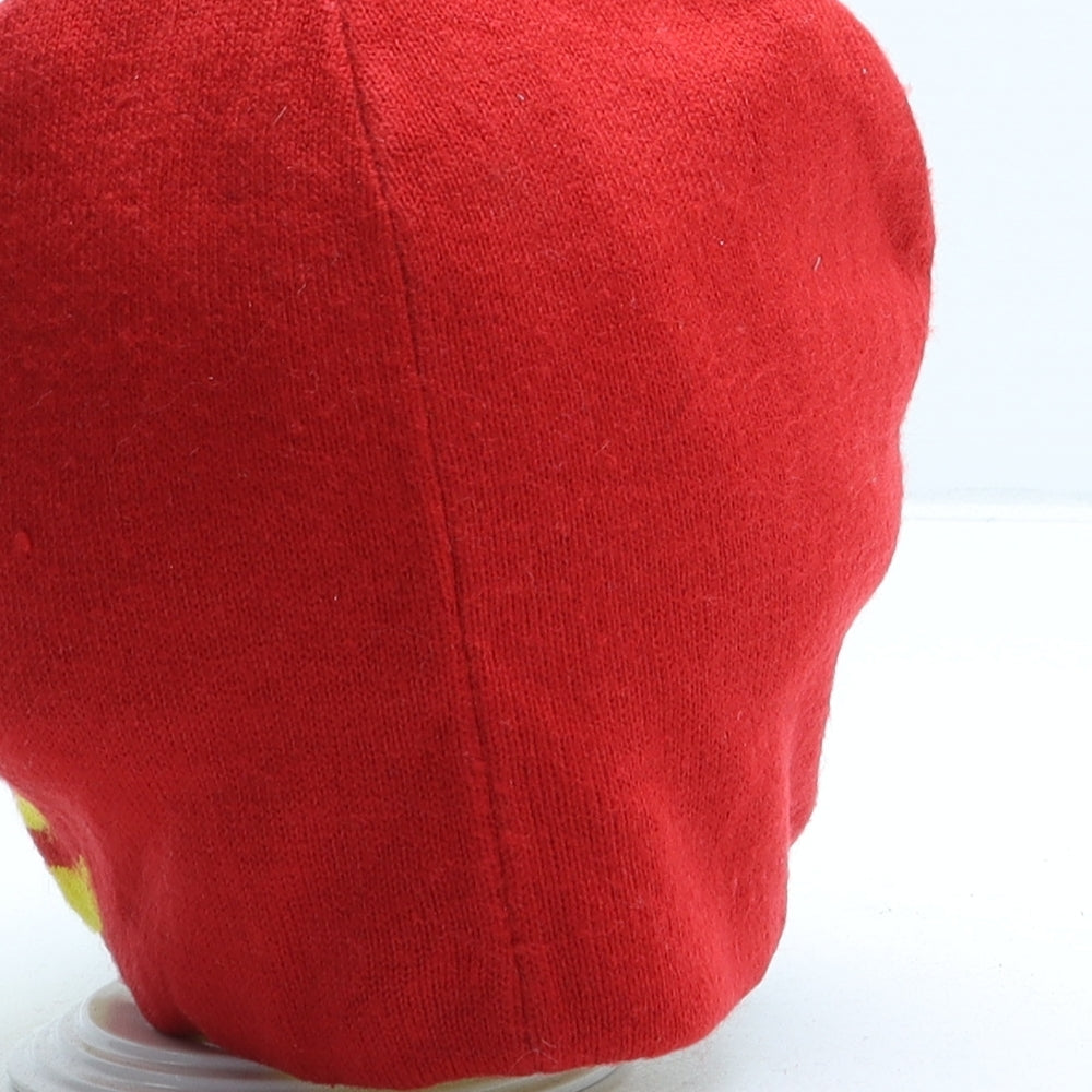 Liverpool FC Womens Red Geometric Acrylic Beanie One Size