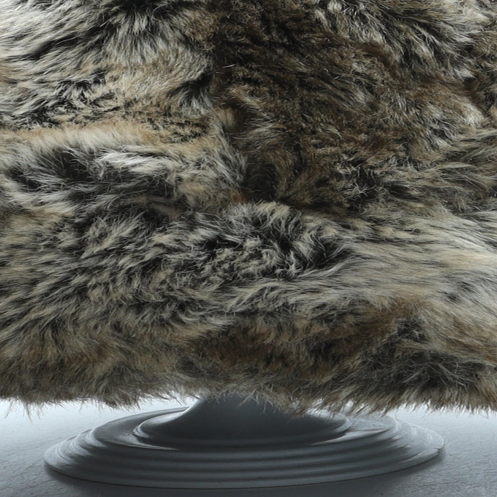 Zara Womens Brown Polyester Trapper Hat One Size