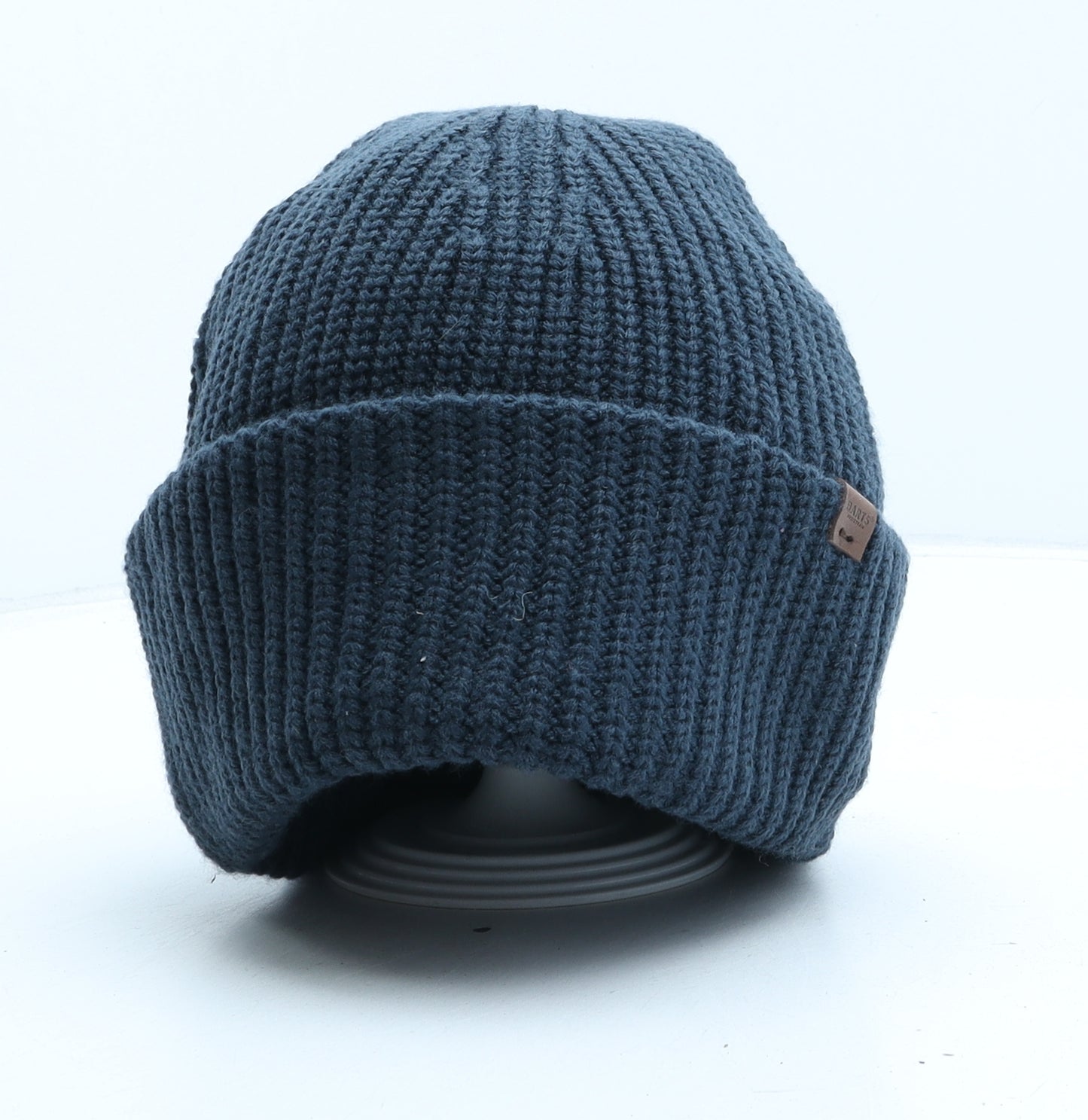 Barts Mens Blue Acrylic Beanie One Size