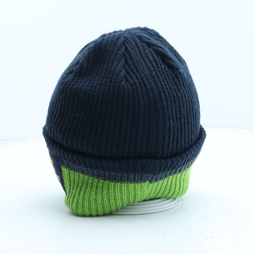 ISC Mens Blue Acrylic Beanie One Size - Leeds Rhinos