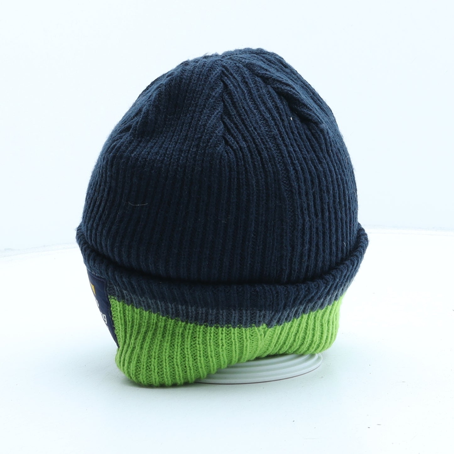 ISC Mens Blue Acrylic Beanie One Size - Leeds Rhinos