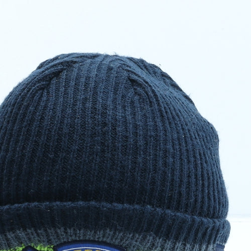 ISC Mens Blue Acrylic Beanie One Size - Leeds Rhinos