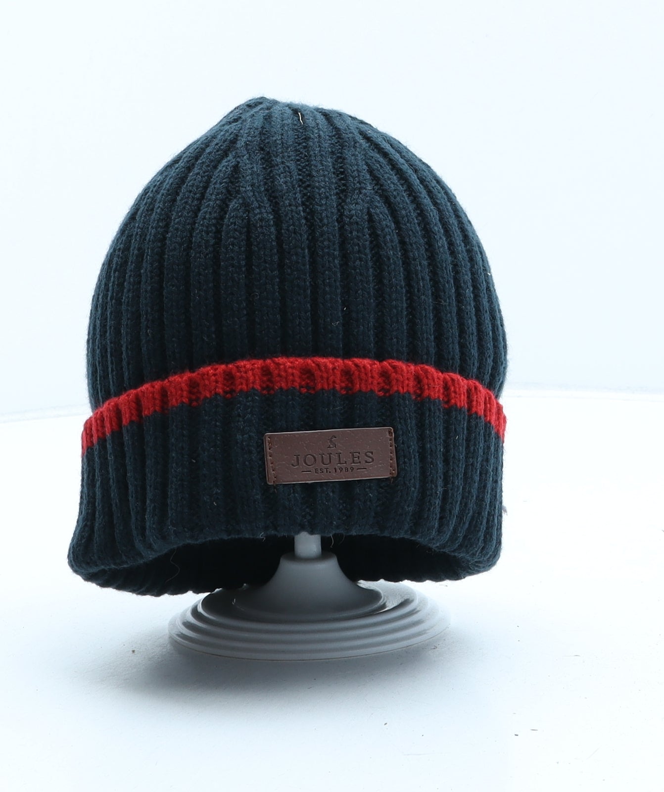 Joules Womens Blue Acrylic Beanie One Size