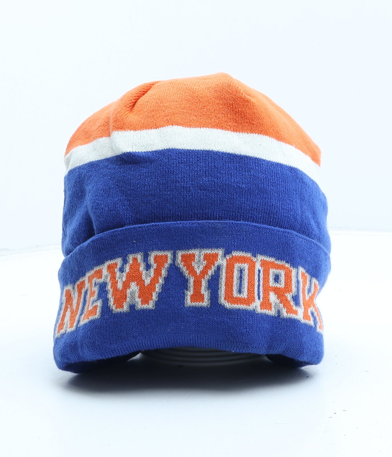 adidas Mens Blue Acrylic Beanie One Size - New York Knicks