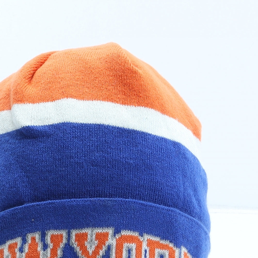 adidas Mens Blue Acrylic Beanie One Size - New York Knicks