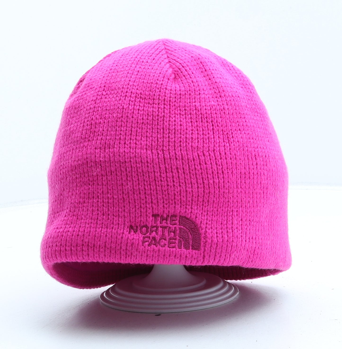 The North Face Womens Pink Acrylic Beanie One Size