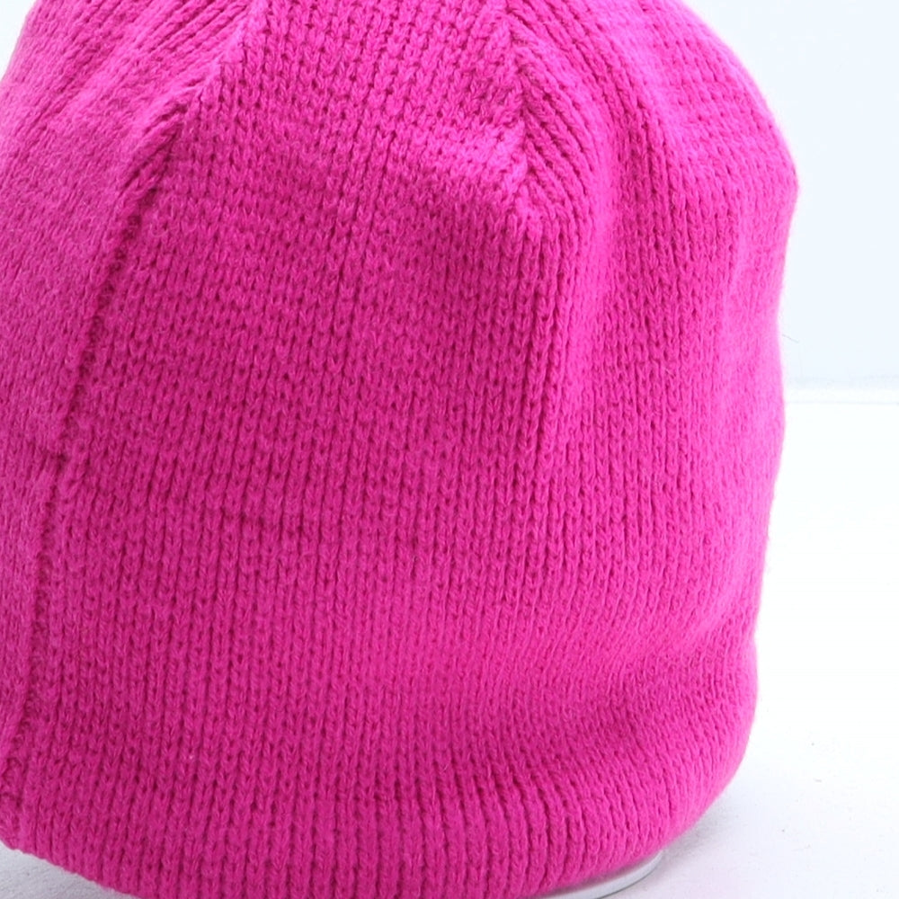The North Face Womens Pink Acrylic Beanie One Size