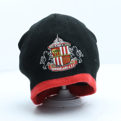 Sunderland A.F.C Mens Black Acrylic Beanie One Size
