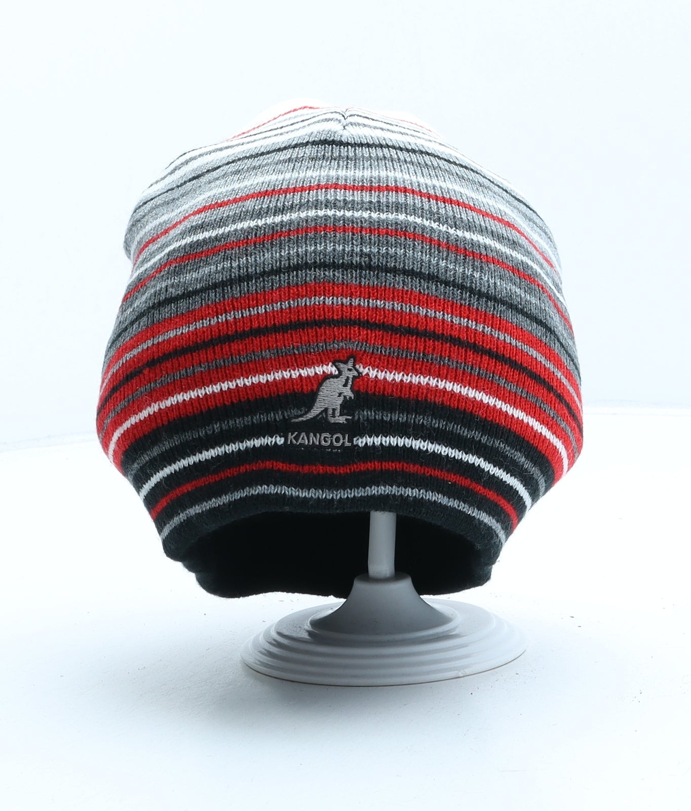 Kangol Mens Multicoloured Striped Acrylic Beanie One Size
