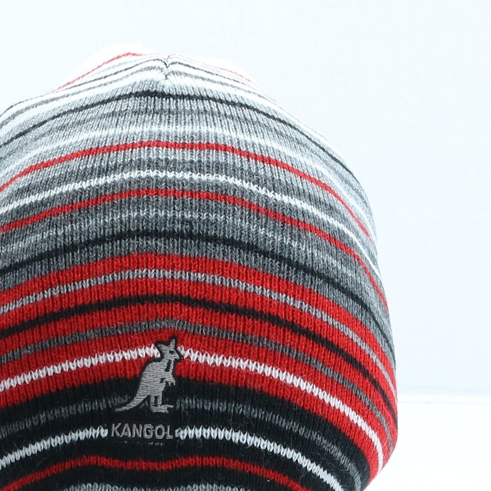 Kangol Mens Multicoloured Striped Acrylic Beanie One Size