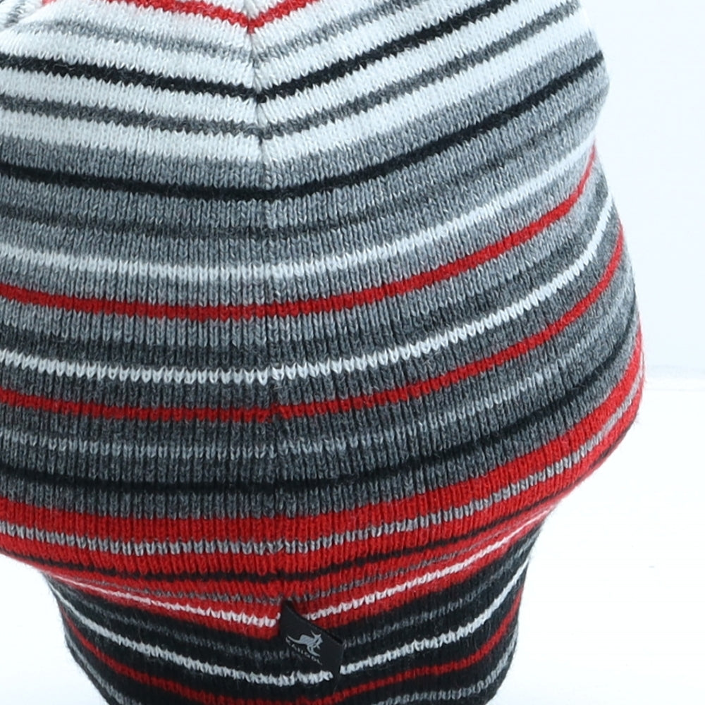 Kangol Mens Multicoloured Striped Acrylic Beanie One Size