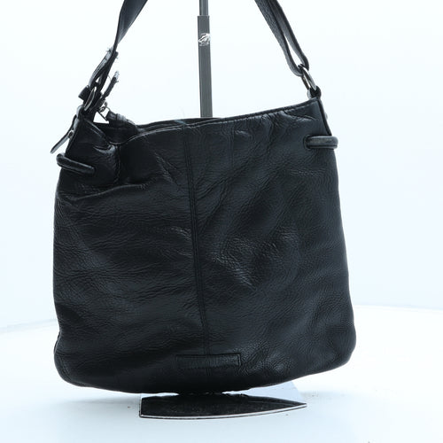 RJR.John Rocha Womens Black Leather Crossbody Size Medium
