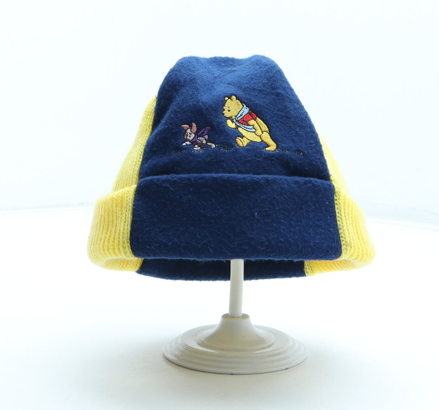 Disney Womens Blue Acrylic Beanie One Size - Winnie the Pooh