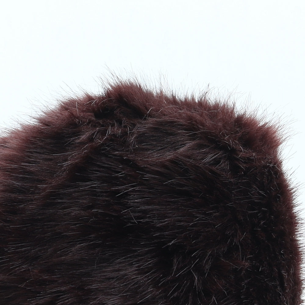 F&F Womens Brown Acrylic Cossack One Size - Faux Fur