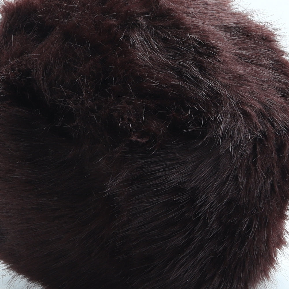 F&F Womens Brown Acrylic Cossack One Size - Faux Fur