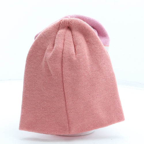 George Girls Multicoloured Fair Isle Acrylic Beanie One Size - 2 Pack Size 8-12 years