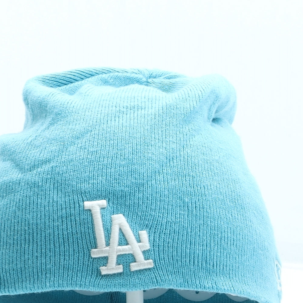 New Era Mens Blue Acrylic Beanie One Size - LA Logo